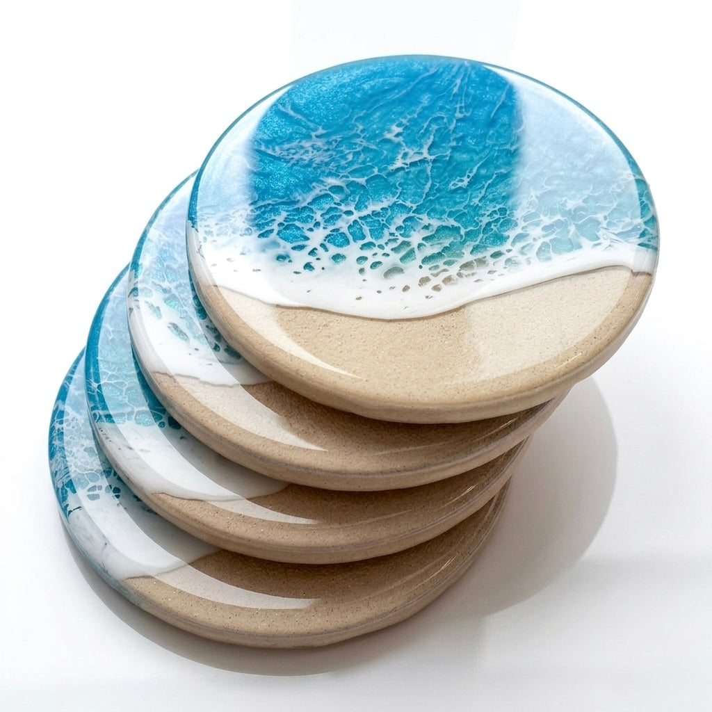 Ocean Wave Coaster Set