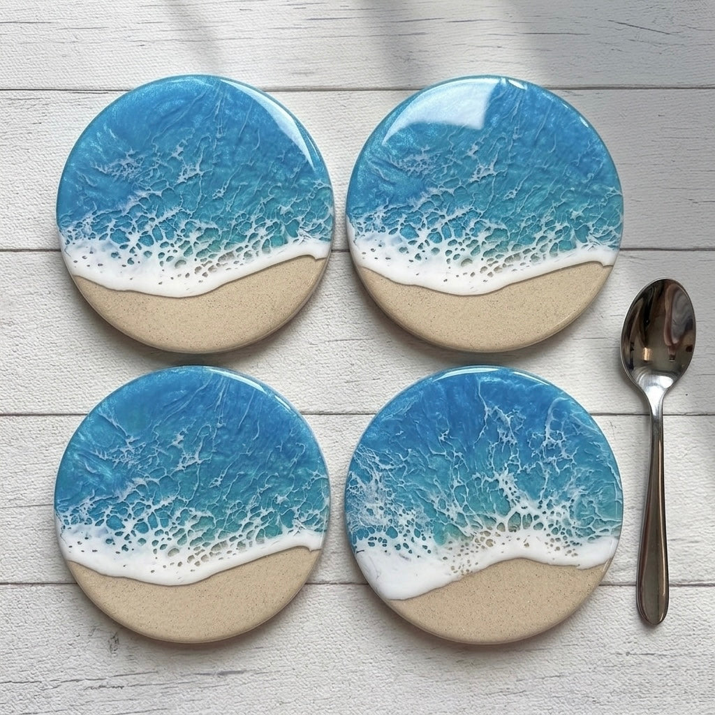Ocean Wave Coaster Set